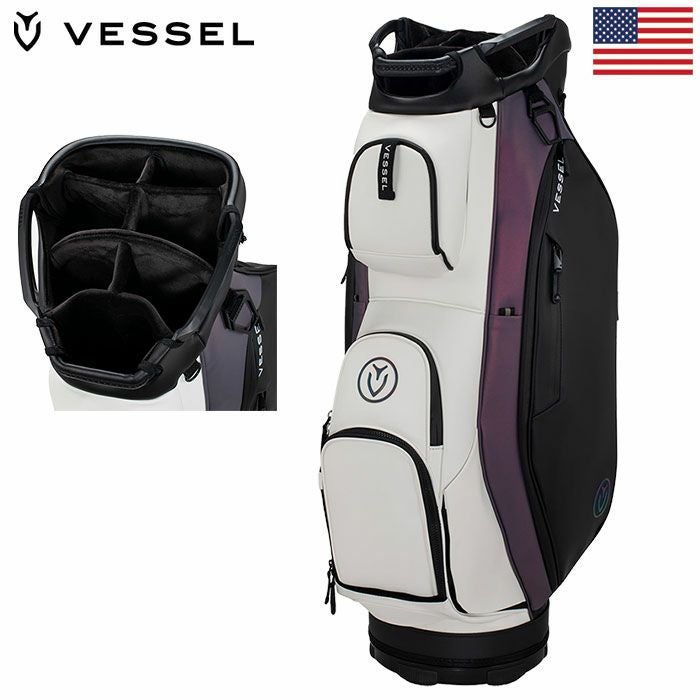 VESSELLuxCartキャディバッグ10.5型Astral7分割ベゼル2023年モデルUSA直輸入品