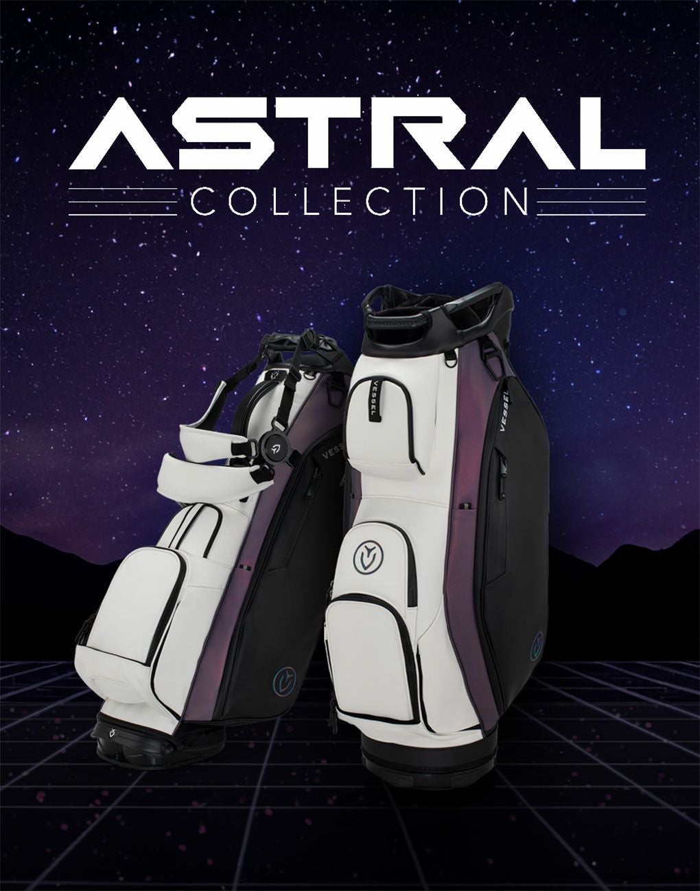 VESSELLuxCartキャディバッグ10.5型Astral7分割ベゼル2023年モデルUSA直輸入品