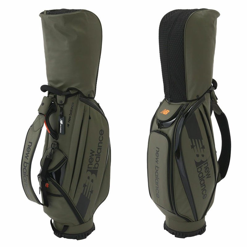 ニューバランス編込風エンボス合成皮革×エナメルキャディバッグ9.5型012-3280002newbalance日本正規品2023年モデル