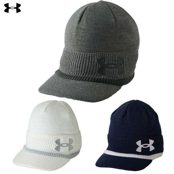 アンダーアーマーUAブリムニットビーニー1381285メンズUNDERARMOUR2023秋冬モデル日本正規品