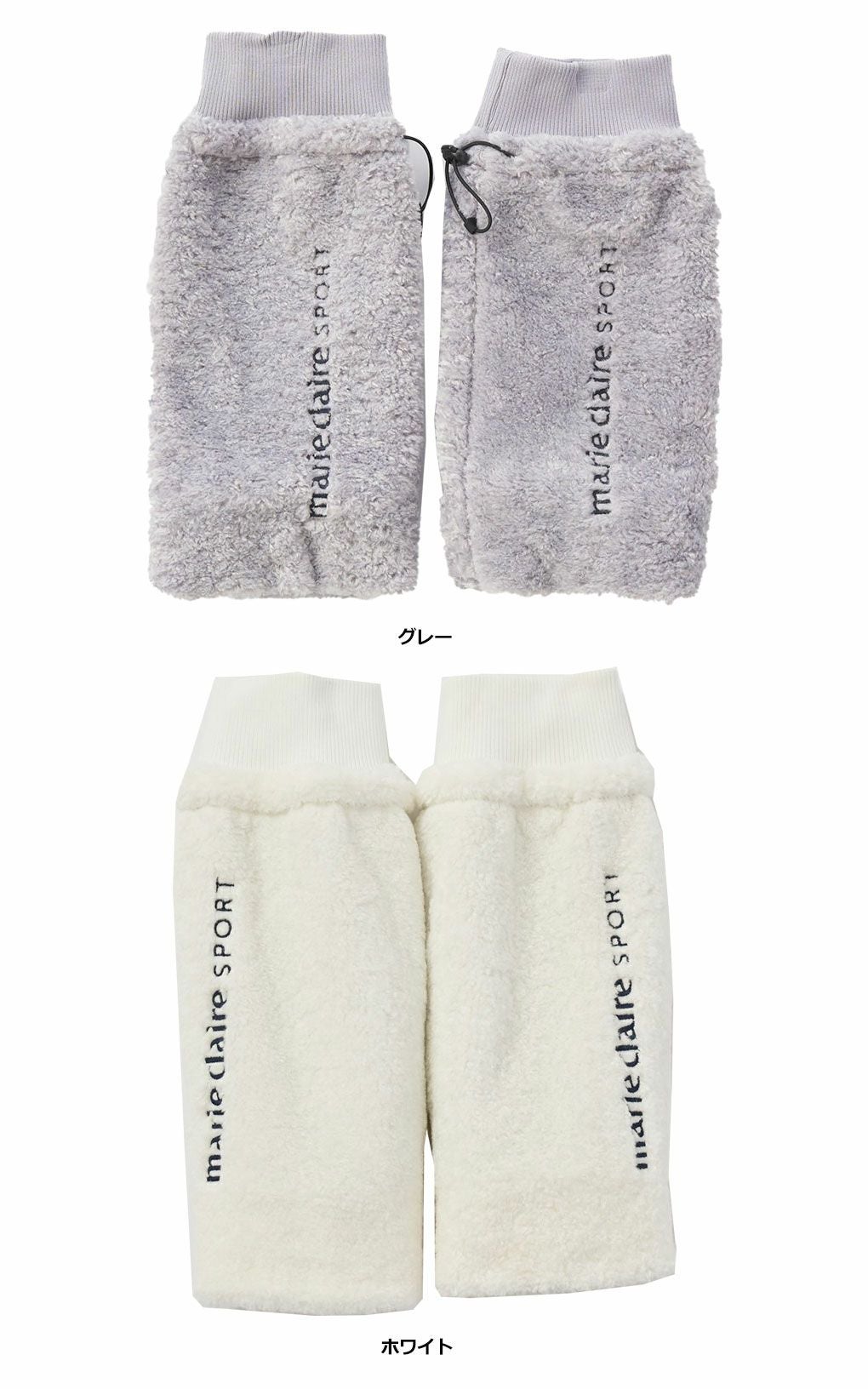 マリクレールファーレッグウォーマー733944レディースmarieclaire2022秋冬モデル日本正規品