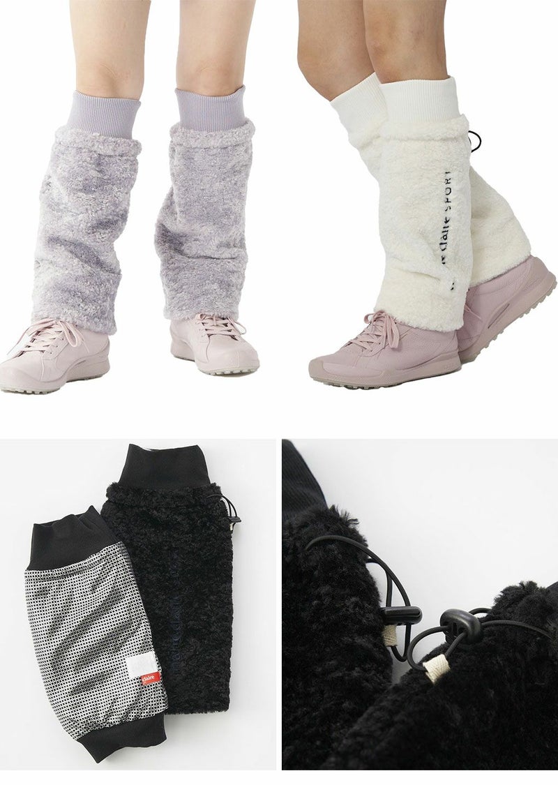 マリクレールファーレッグウォーマー733944レディースmarieclaire2022秋冬モデル日本正規品