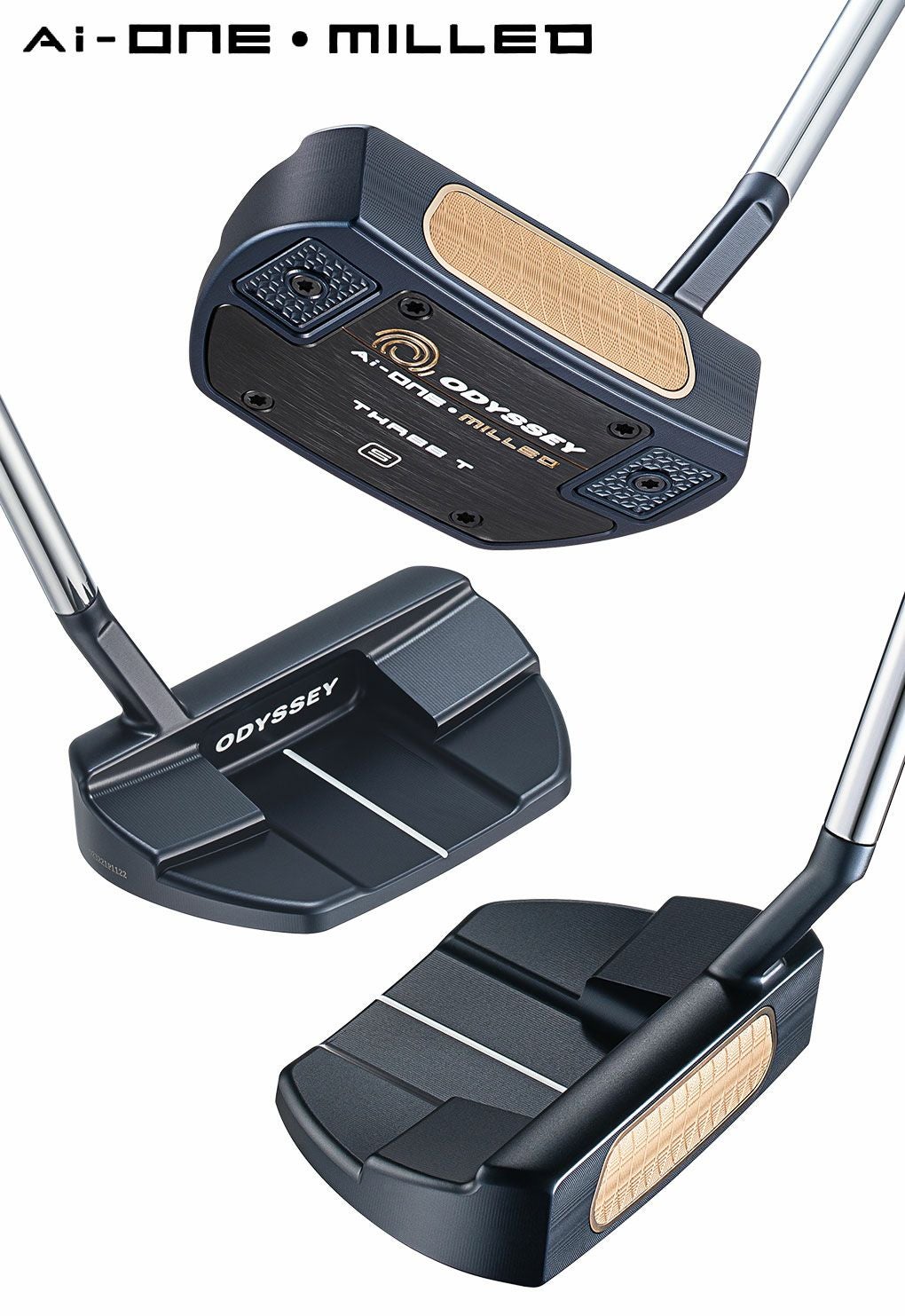 オデッセイ AI-ONE MILLED THREE T Sパター メンズ 右用 STROKE LAB 90