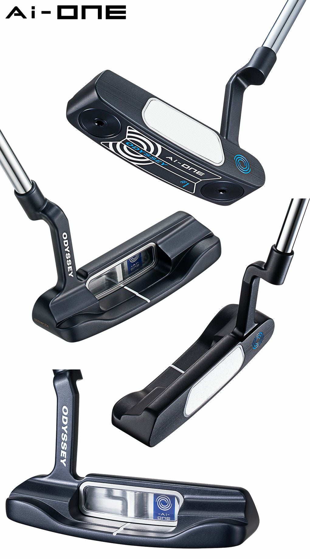 レフティ用レア品！オデッセイの高級パター人気の「ブラックｉ」＃９　３３インチ ODYSSEY（オデッセイ） - パター - ブラック・シリーズ ツアーデザイン #9