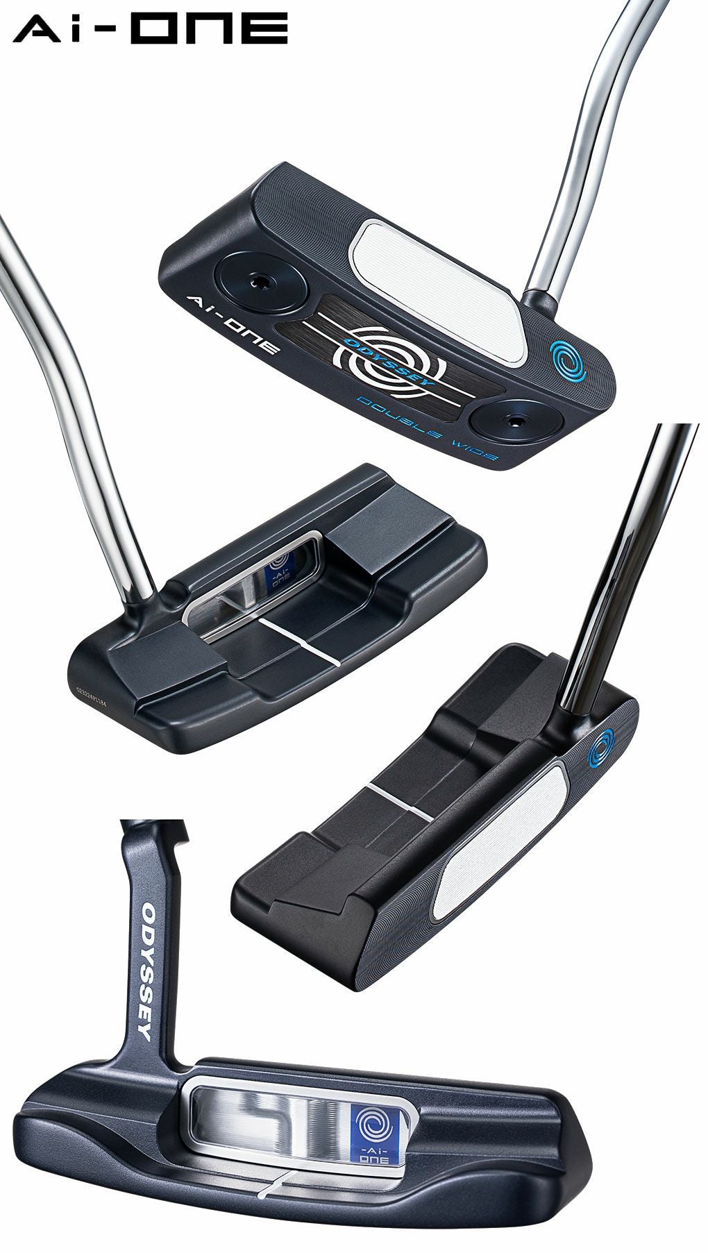 レフティ】オデッセイ AI-ONE DOUBLE WIDE DB パター メンズ 左用