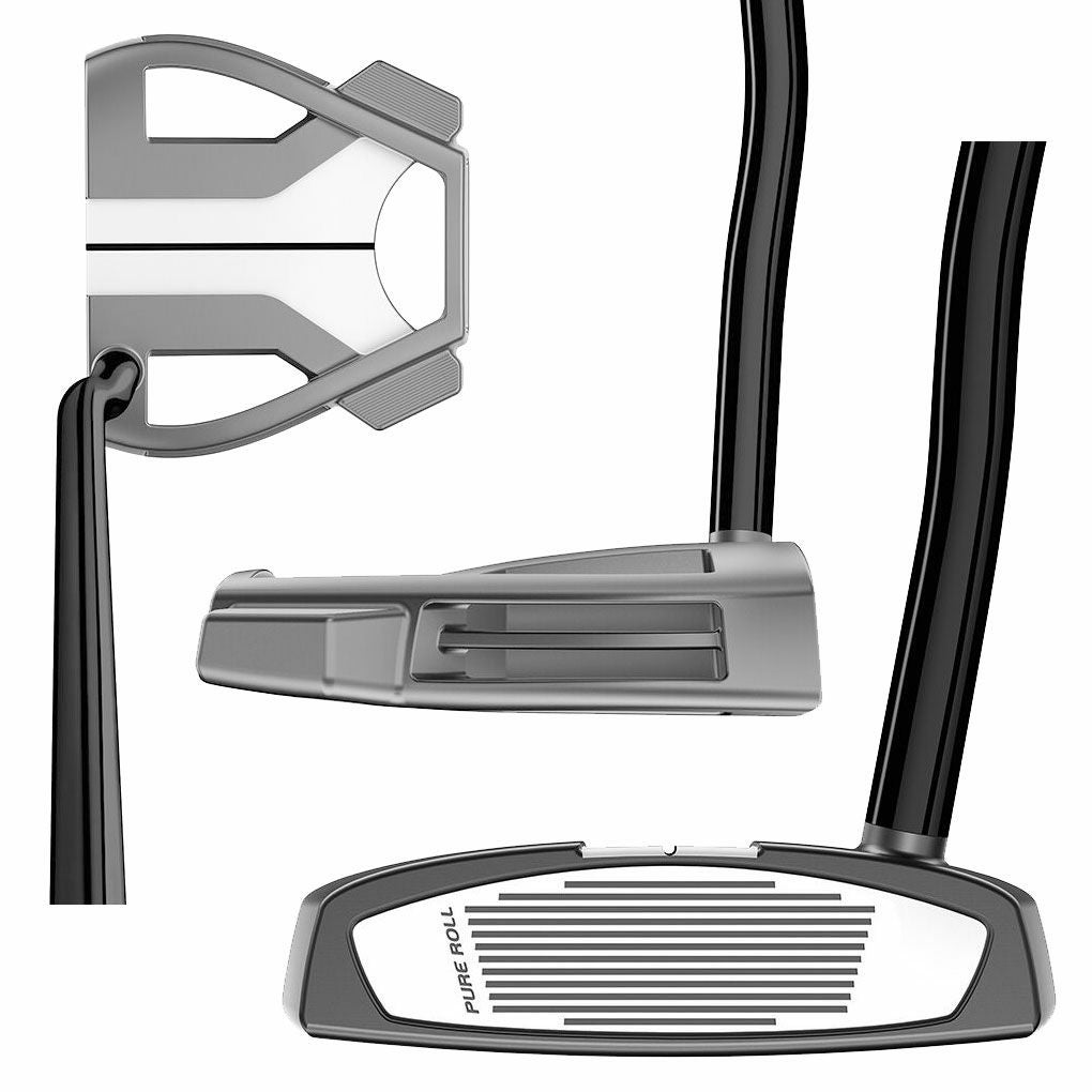 テーラーメイドSPIDERTOURXDOUBLEBENDパターメンズ右用KBSBLACKPVDSTEPLESSシャフトTaylorMadeUSA直輸入品2024年モデル