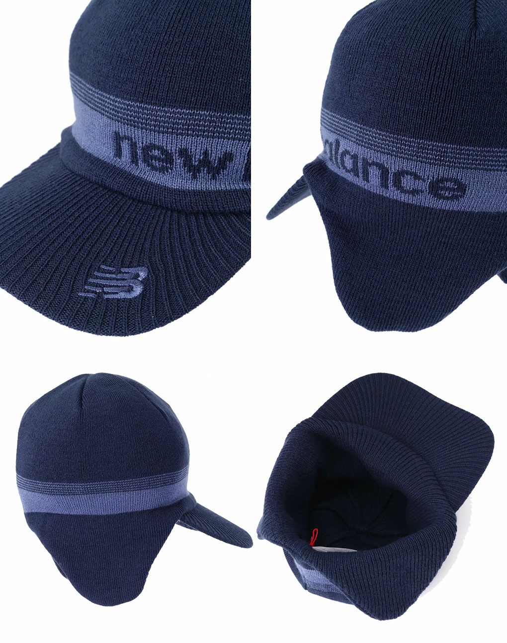 ニューバランス2WAYブリムビーニー012-3287004メンズnewbalance2023秋冬モデル日本正規品