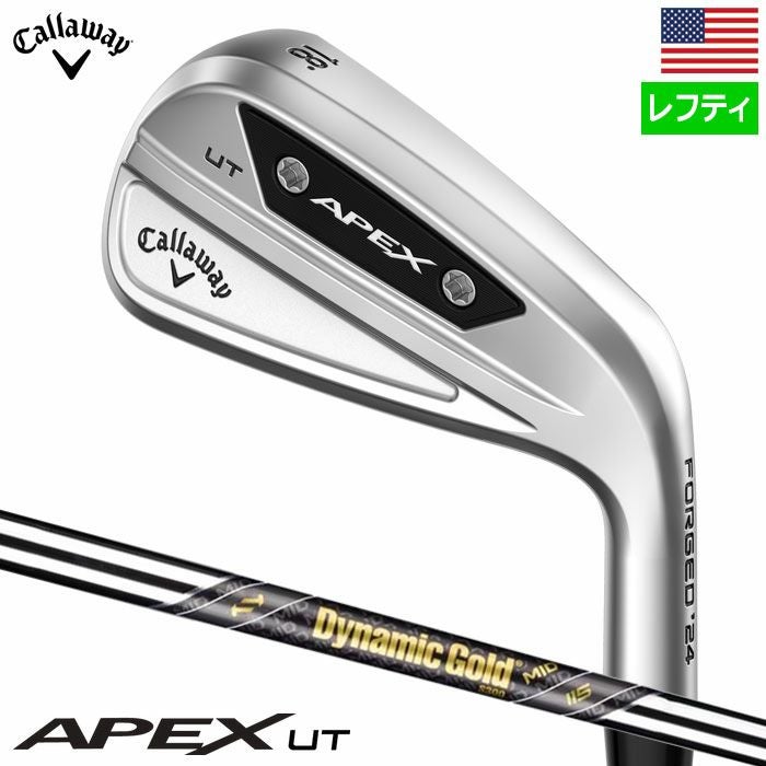 キャロウェイApexUTアイアン型ユーティリティメンズ左用DynamicGoldMID115スチールシャフトCallaway2023年モデルUSA直輸入品