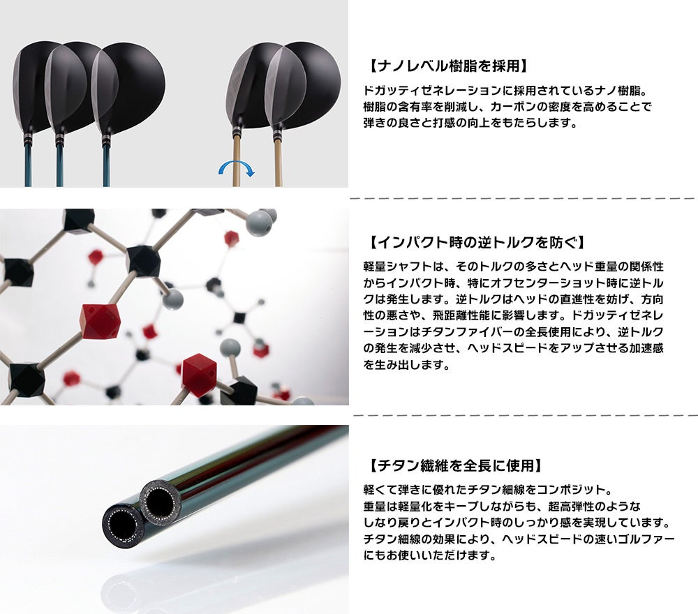 ピン PING スリーブ付きシャフト ムジーク ドガッティ ゼネレーション