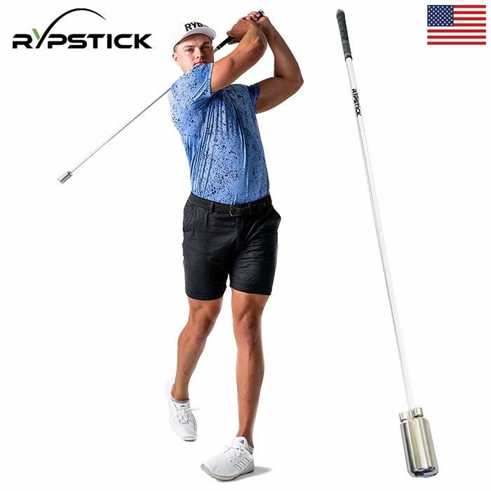 【正規品】RYPSTICK リップスティック ゴルフ練習器具 RYP Golf Rypstick スイング練習器 ホワイト GOLF'S ULTIMATE SPEED