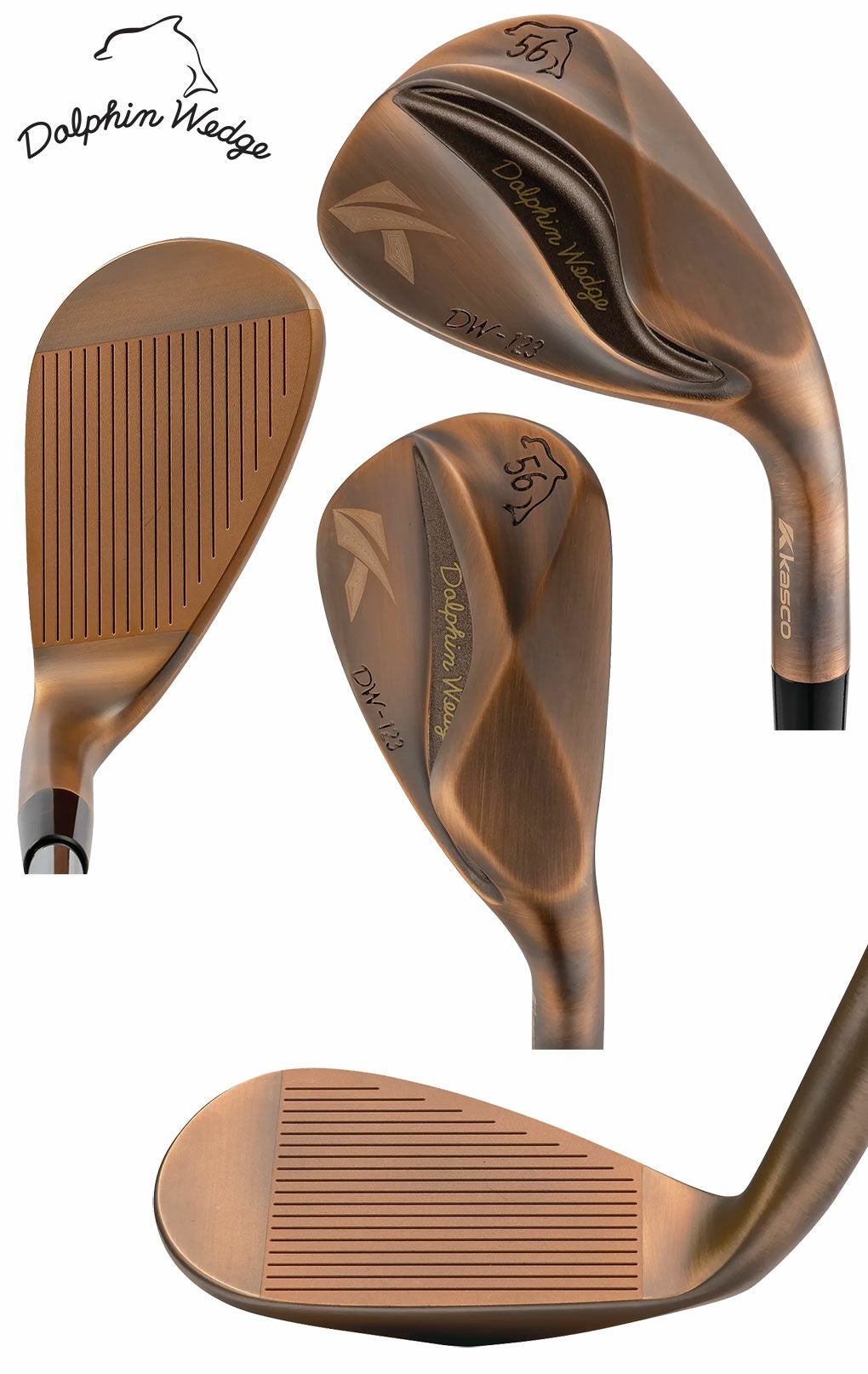 キャスコ KASCO DOLPHIN WEDGE DW-123 Copper ウェッジ ストレート