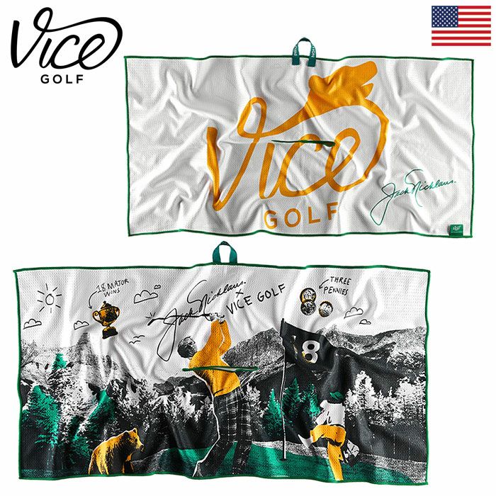 ヴァイスゴルフ Vice Golf SHINE JACK NICKLAUS EDITION TOWEL