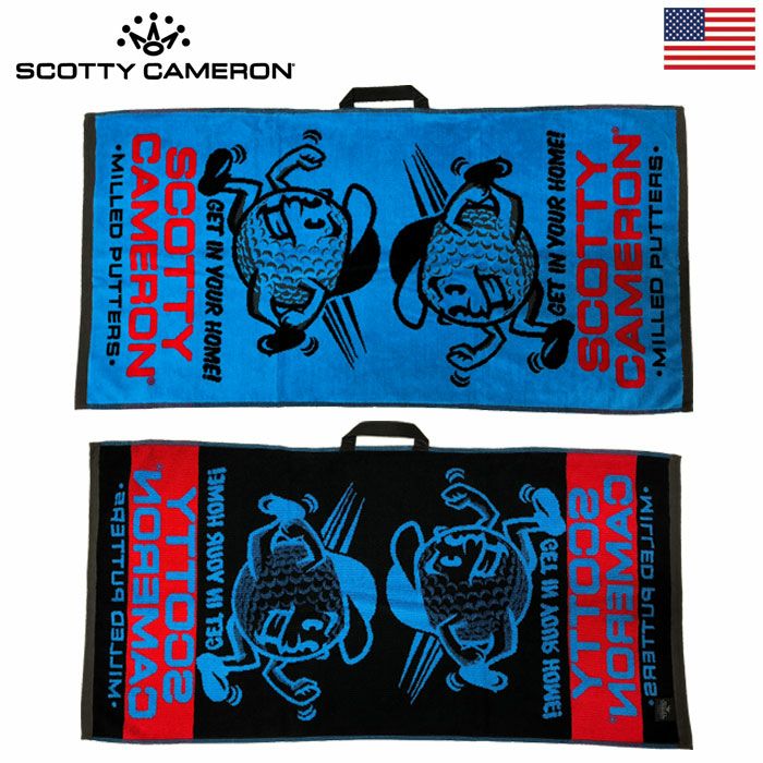 スコッティキャメロンBALLERBOYGolfTowel025712稀少レアタオルScottyCameronUSA直輸入品