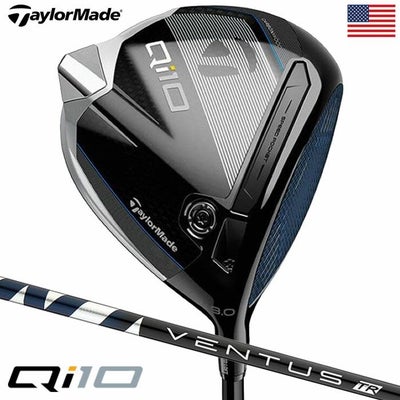 テーラーメイドQi10ドライバーメンズ右用FUJIKURAVENTUSTRBLUEカーボンTaylorMade2024年モデルUSA直輸入品