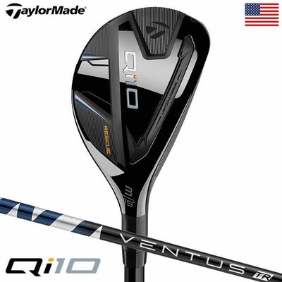 テーラーメイドQi10レスキューユーティリティメンズ右用FUJIKURAVENTUSTRBLUEHBカーボンTaylorMade2024年モデルUSA直輸入品