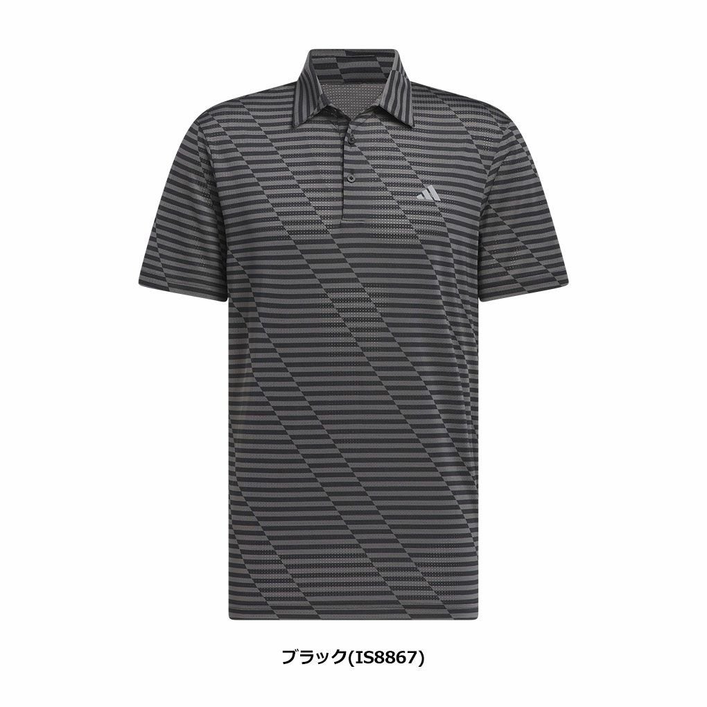 アディダスナローボーダーメッシュポロKOV92メンズadidas2024春夏モデル日本正規品