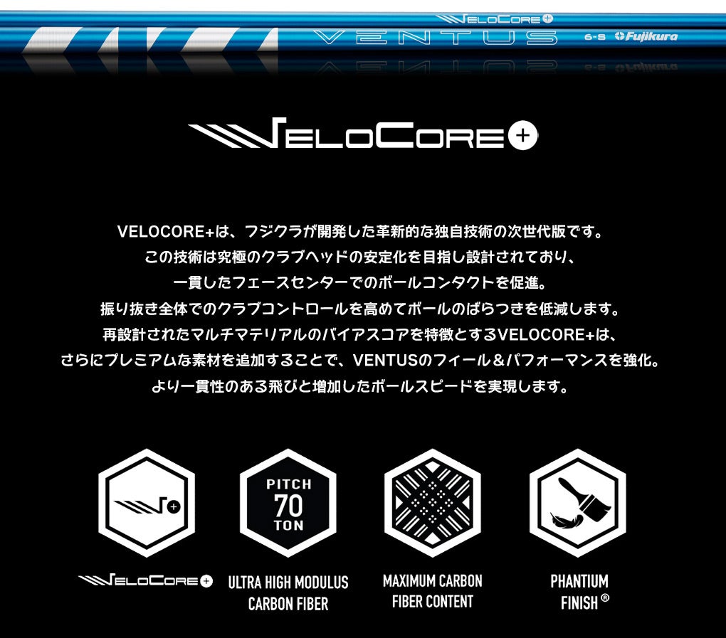 テーラーメイド スリーブ付きシャフト USAフジクラ 2024 NEW VENTUS