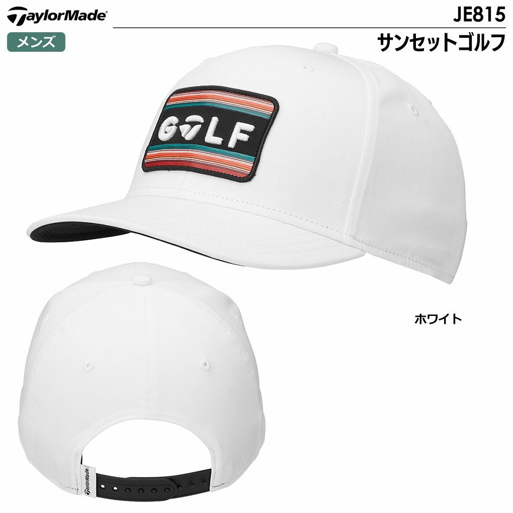 テーラーメイドサンセットゴルフキャップJE815メンズ帽子TaylorMade2024春夏モデル日本正規品