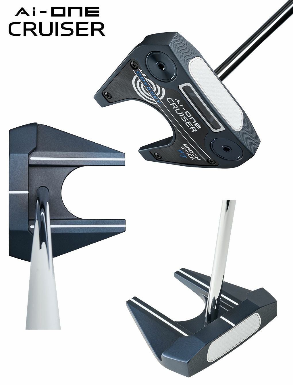 オデッセイ AI-ONE CRUISER #7 CS BROOMSTICK パター メンズ 右用 長尺