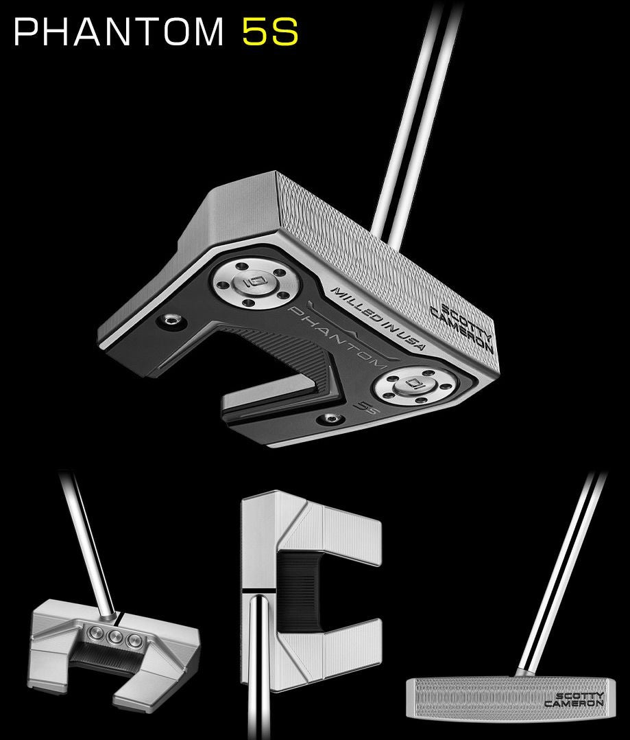 スコッティキャメロン2024年最新のファントムパターでカップイン