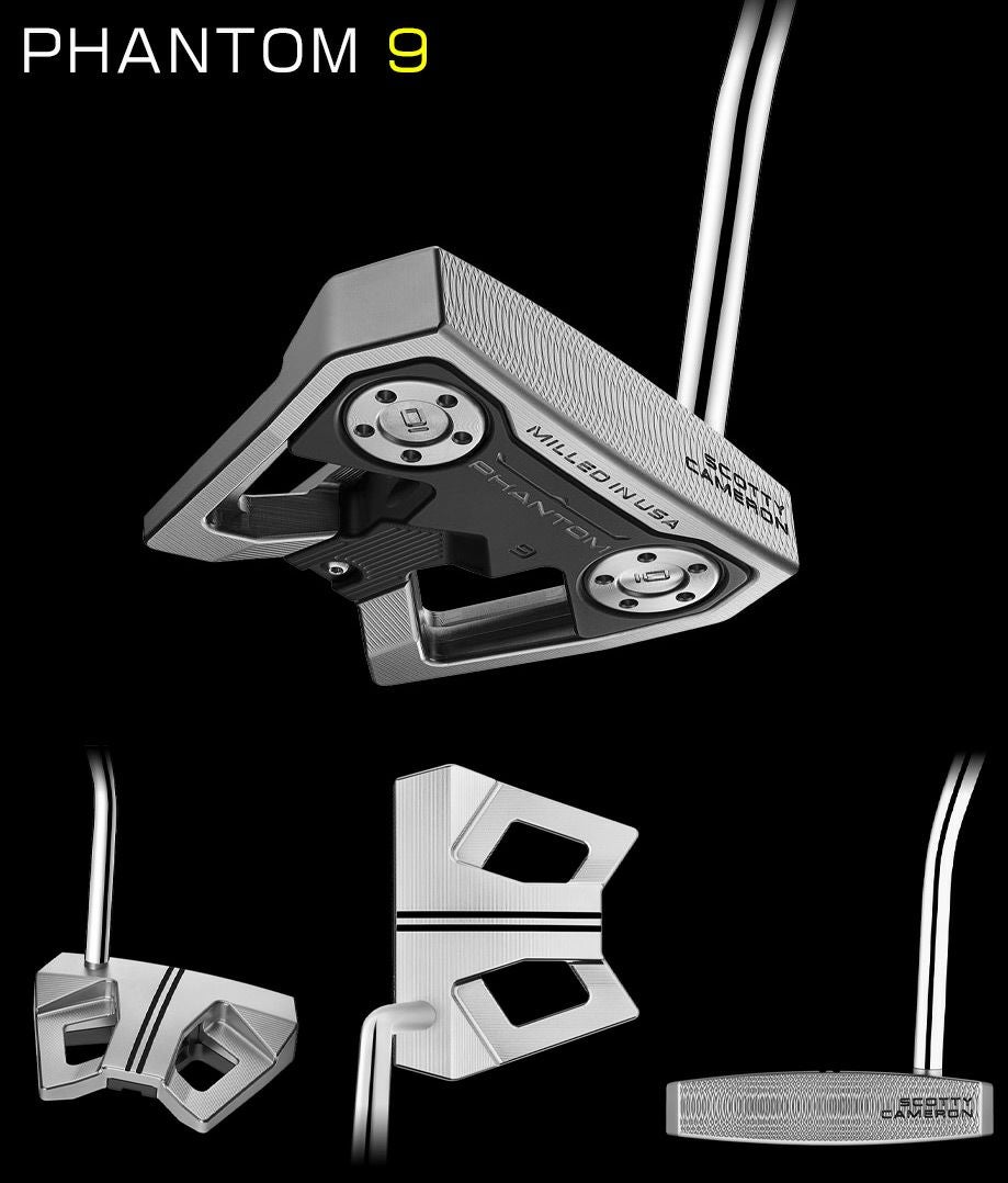 スコッティキャメロン2024年最新のファントムパターでカップイン