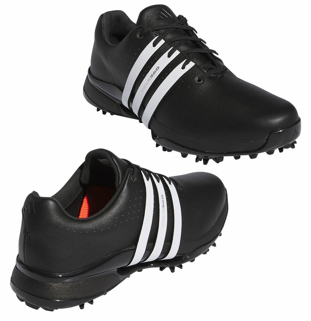 adidas　ゴルフ　24.0センチ ゴルフシューズ スパイク　ブラック アディダス ツアー360 24 ボア ソフトスパイク メンズ ゴルフシューズ