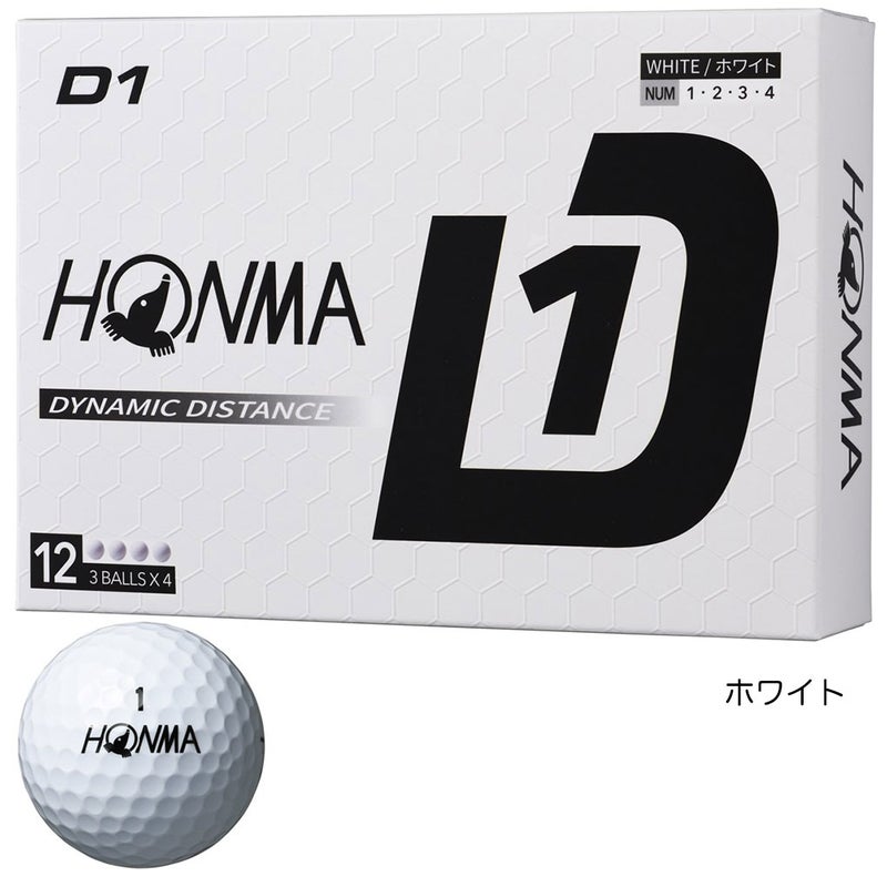 お買得セット本間ゴルフ2024D1ボール5ダースセット(全60球)2024年モデルHONMA2024D1日本正規品同カラー5ダースセット