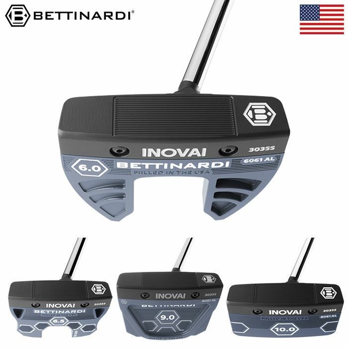 ベティナルディ2024INOVAICENTER6.0/6.5/9.0/10.0パターメンズ右用ラムキンSINKTMFITスタンダードブラックBETTINARDIUSA直輸入品