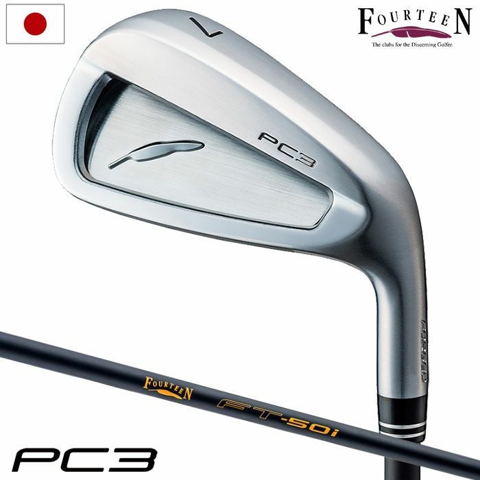 フォーティーン PC-3 アイアンセット 4本組 (#7-P) メンズ 右用 FT-60i