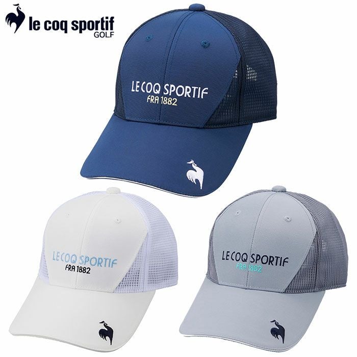 ルコックスポルティフクーリングメッシュキャップQGBXJC09メンズlecoqsportifGOLF2024春夏モデル日本正規品
