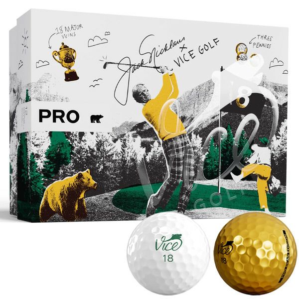 ヴァイスゴルフ Vice Golf 数量限定 Vice Pro Bear Jack Nicklaus