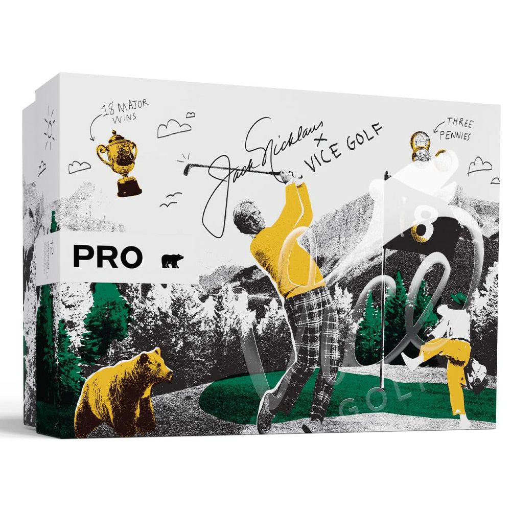 ヴァイスゴルフ Vice Golf 数量限定 Vice Pro Bear Jack Nicklaus