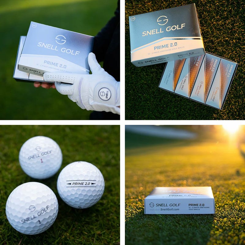 スネルゴルフPRIME2.0ゴルフボール2ピースウレタンカバーSnellGolf2024年モデルUSA直輸入品
