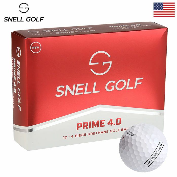 スネルゴルフPRIME4.0ゴルフボール4ピースウレタンカバーSnellGolf2024年モデルUSA直輸入品