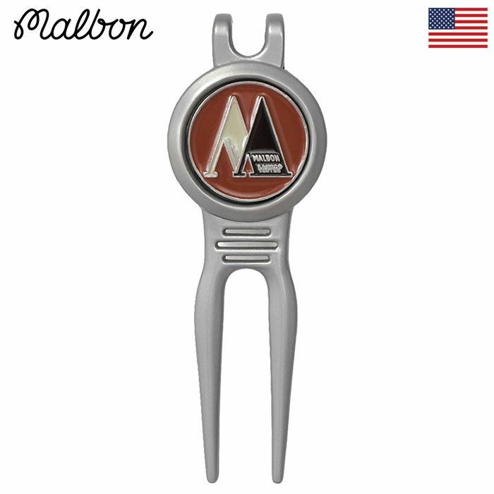 マルボン　ボール　ティー　マーカー　新品 Malbon Golf RANGE TESTED MEDALLION Marker マルボンゴルフ レンジ