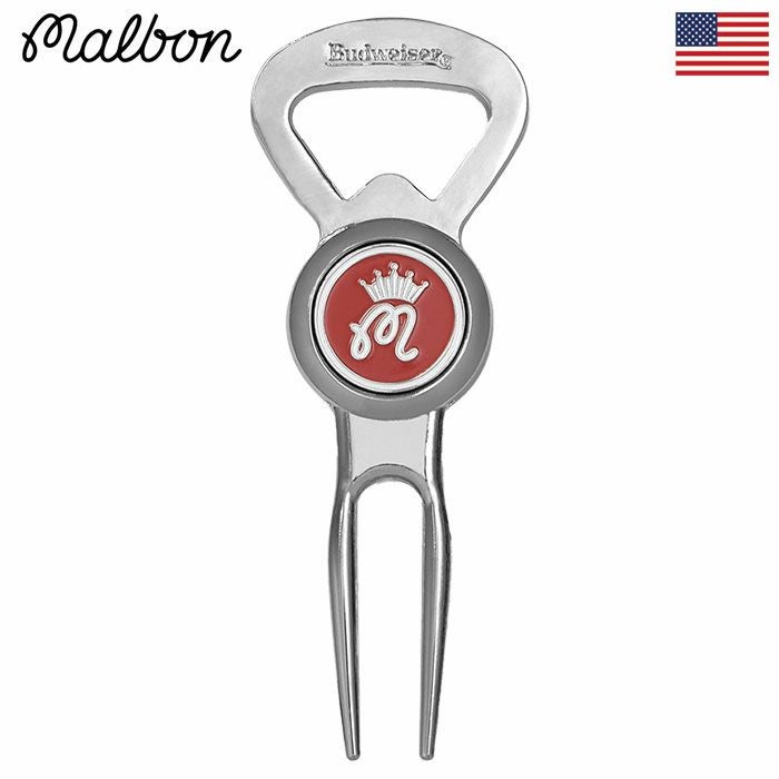 MalbonGolfMALBONXBUDWEISERDIVOTTOOLディポットツールグリーンフォークマルボンUSA直輸入品