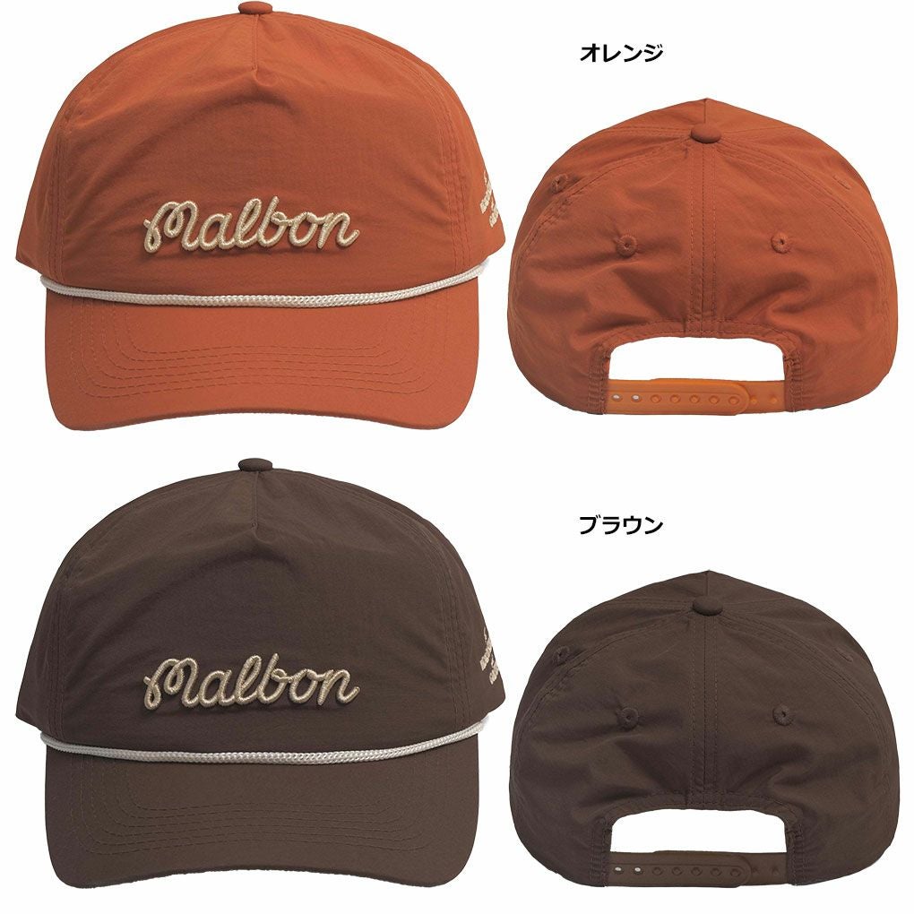 Malbon Golf HEALTH SEEKERS NYLON ROPE HAT メンズ ゴルフキャップ