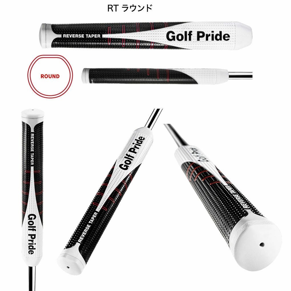 Golf Pride パターグリップ ゼロ/リバーステーパー 2本セット&タオル ゴルフプライド パターグリップ REVERSE TAPER PUTTER GRIP リバース
