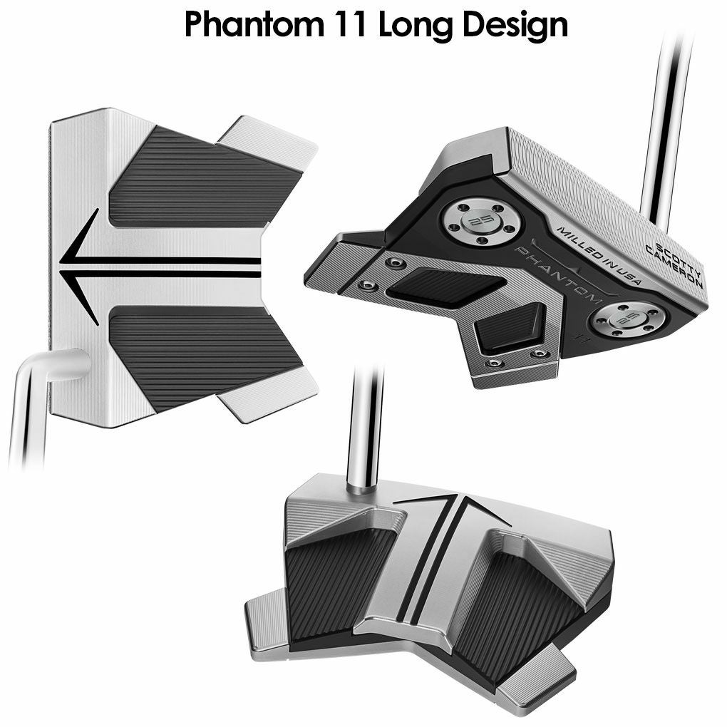 【美品】スコッティキャメロン　ファントム 11R OC 34インチ スコッティキャメロン Phantom 11 Long Design パター メンズ 右用 38