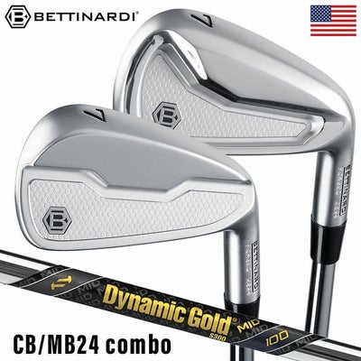 ベティナルディCB/MB24Comboアイアン7本セット(4-PW)DYNAMIDGOLDMID100スチールシャフトBETTINARDI2024年モデルUSA直輸入品
