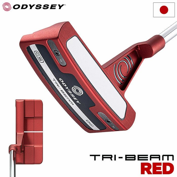 数量限定】オデッセイ TRI-BEAM RED DOUBLE WIDE CS パター メンズ 右
