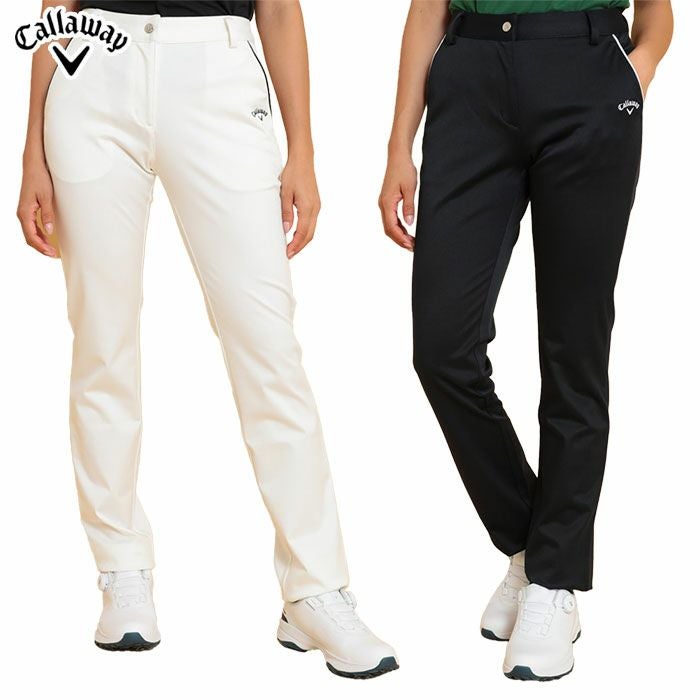 キャロウェイCallaway8WAYストレッチ撥水ニットピケパンツC24226202レディースゴルフウェア2024秋冬モデル日本正規品