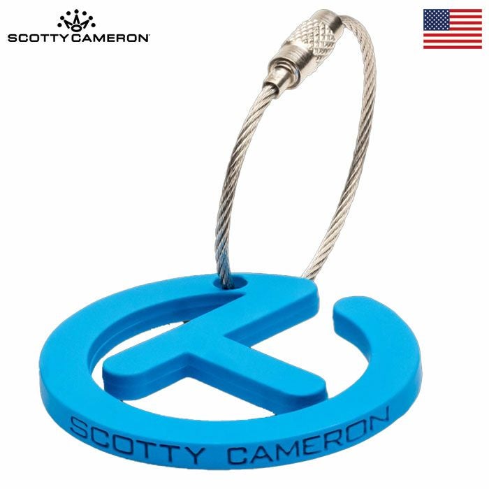Scotty Cameron キーフォブ スコッティキャメロン Key Fob - Circle T - Blue キーホルダー Scotty