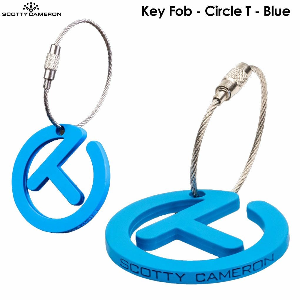 スコッティキャメロンKeyFob-CircleTBlueキーホルダーScottyCameronUSA直輸入品【激レア】