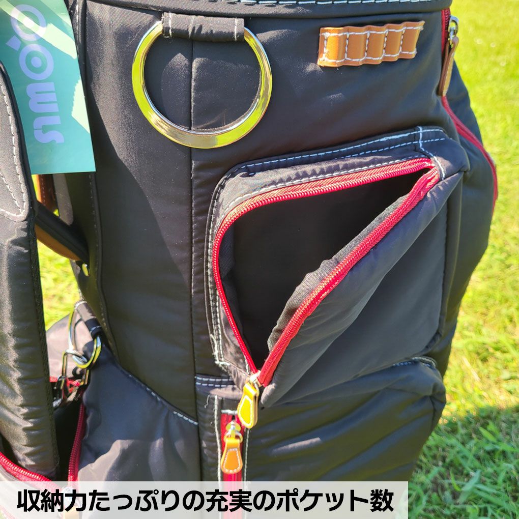 OOWLSキャスター付きキャディバッグメンズサイズ9.5型47インチ対応JYPRF24TCBジーパーズオリジナル