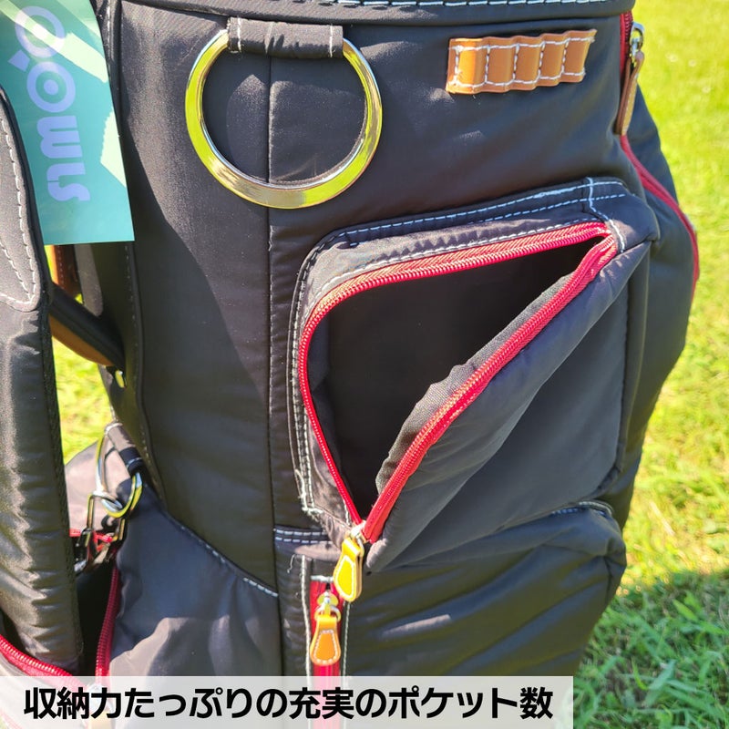 OOWLSキャスター付きキャディバッグメンズサイズ9.5型47インチ対応JYPRF24TCBジーパーズオリジナル