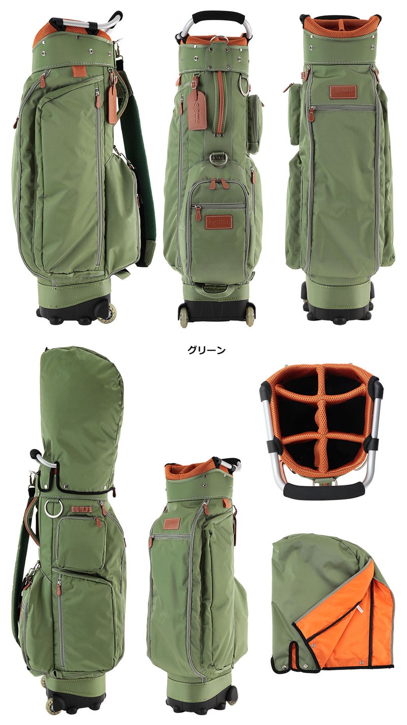 OOWLSキャスター付きキャディバッグメンズサイズ9.5型47インチ対応JYPRF24TCBジーパーズオリジナル