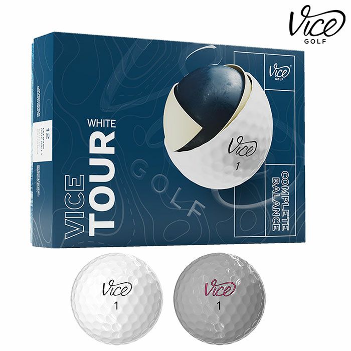 新品⭐️未使用⭐️VICEPRO ホワイト 12個 ヴァイス（VICE GOLF）ボール・小物｜お洒落・高品質