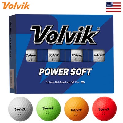 ボルビックVolvik2024POWERSOFTボール1ダース12球入2024年モデルUSA直輸入品
