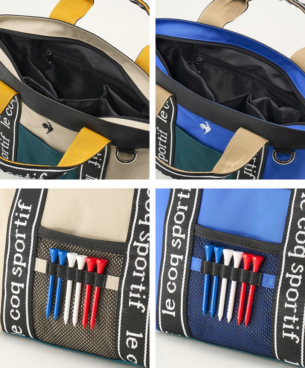 ルコックスポルティフCOMFYPOCKETカートポーチ中仕切りポケットタイプLG4FTT42Llecoqsportifgolf2024年モデル日本正規品